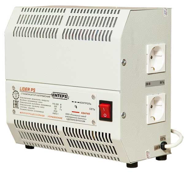 Стабилизатор напряжения LIDER PS900W