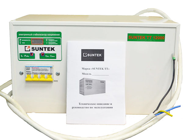 Стабилизатор напряжения Suntek-TТ8000 ВА